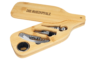 Dies ist ein Bild von Wein-Set Bambus 